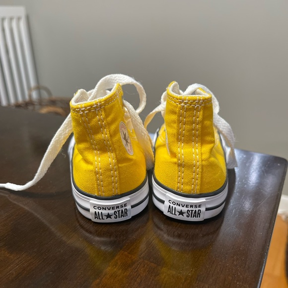 Converse Chuck Taylor All Star Hi Sneaker - Baby Toddler - Lemon Chrome Yellow - Picture 6 of 6